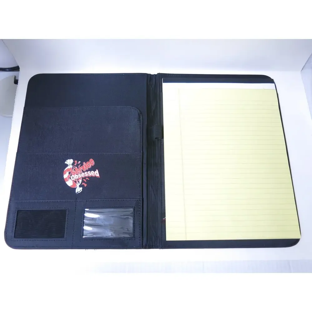 Coca Cola Portfolio Binder Planner Organizer Legal Pad Logo Black Red Retro Coke